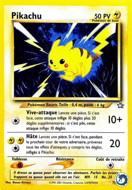 Pikachu (70/111) - Pikachu (70/111) - Néo Genesis - Carte Pokémon