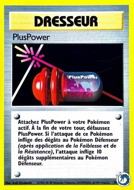 PlusPower (84/102) - PlusPower (84/102) - Set de base - Carte Pokémon