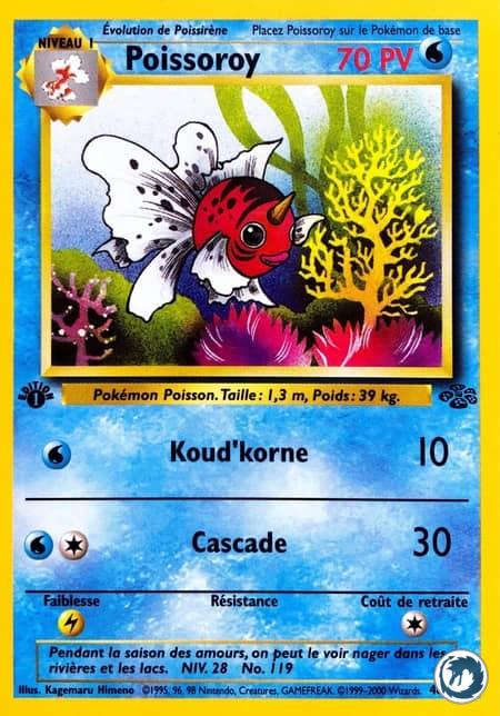 Poissoroy (46/64) - Seaking (46/64) - Jungle - Carte Pokémon