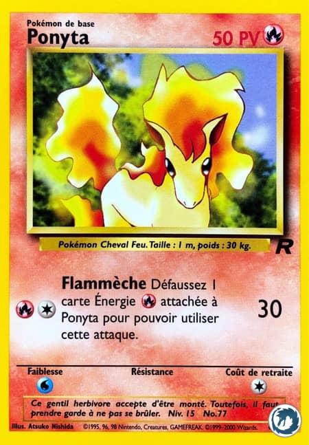 Ponyta (64/82) - Ponyta (64/82) - Team Rocket - Carte Pokémon