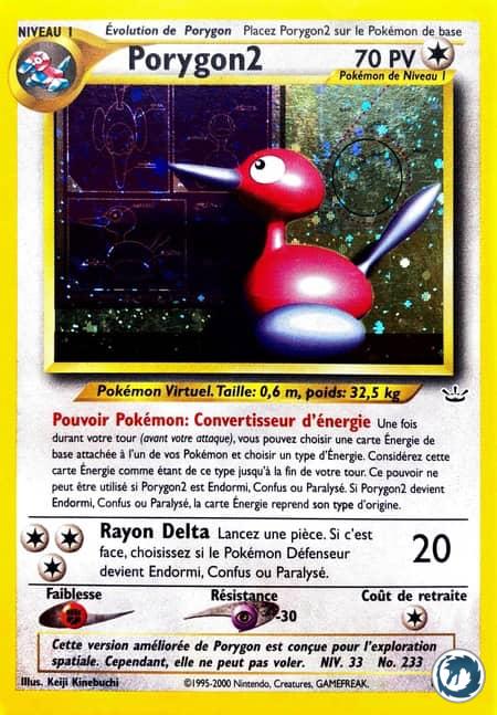 Porygon2 (12/64) - Porygon2 (12/64) - Néo Révélation - Carte Pokémon