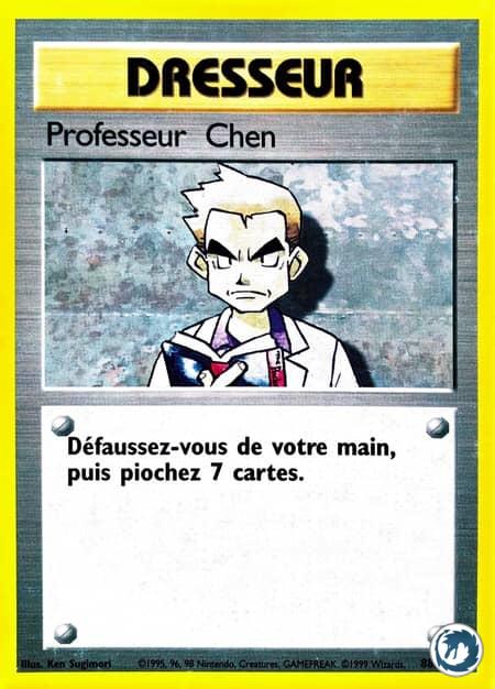 Professeur Chen (88/102) - Professor Oak (88/102) - Set de base - Carte Pokémon