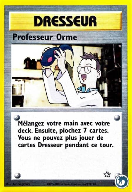 Professeur Orme (96/111) - Professor Elm (96/111) - Néo Genesis - Carte Pokémon
