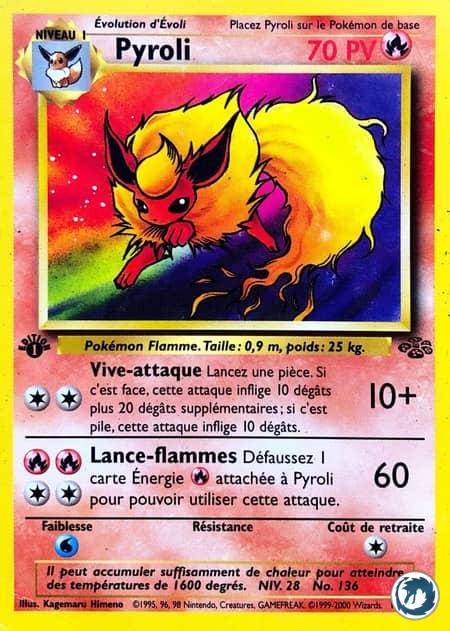 Pyroli (19/64) - Flareon (19/64) - Jungle - Carte Pokémon