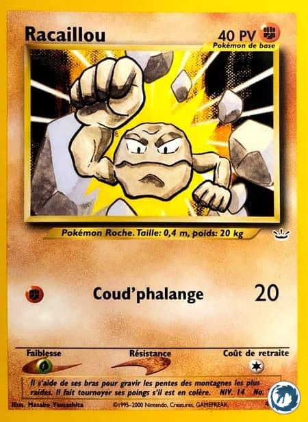 Racaillou (44/64) - Geodude (44/64) - Néo Révélation - Carte Pokémon