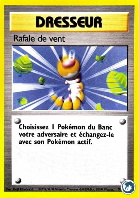 Rafale de vent (93/102) - Gust of Wind (93/102) - Set de base - Carte Pokémon