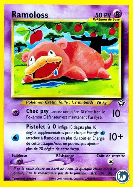 Ramaloss (73/111) - Slowpoke (73/111) - Néo Genesis - Carte Pokémon