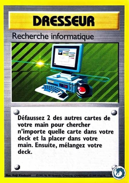 Recherche informatique (71/102) - Computer Search (71/102) - Set de base - Carte Pokémon