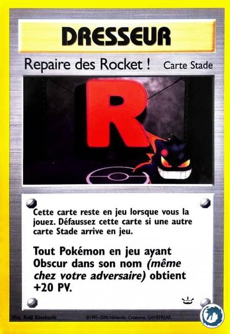 Repaire des Rocket ! (63/64) - Rocket's Hideout (63/64) - Néo Révélation - Carte Pokémon