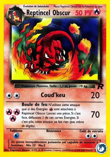 Reptincel obscur (32/82) - Dark Charmeleon (32/82) - Team Rocket - Carte Pokémon