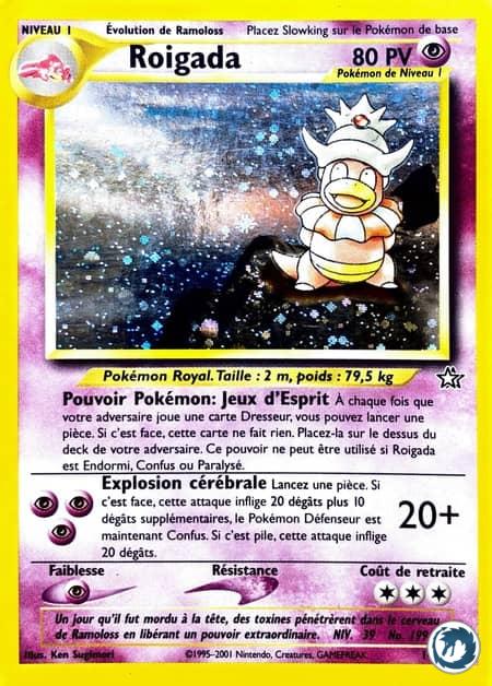 Roigada (14/111) - Slowking (14/111) - Néo Genesis - Carte Pokémon