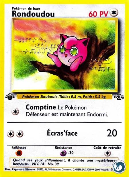 Rondoudou (54/64) - Jigglypuff (54/64) - Jungle - Carte Pokémon