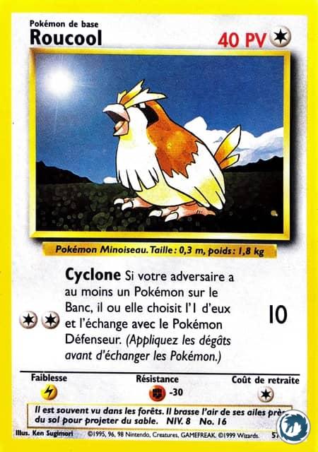 Roucool (57/102) - Pidgey (57/102) - Set de base - Carte Pokémon