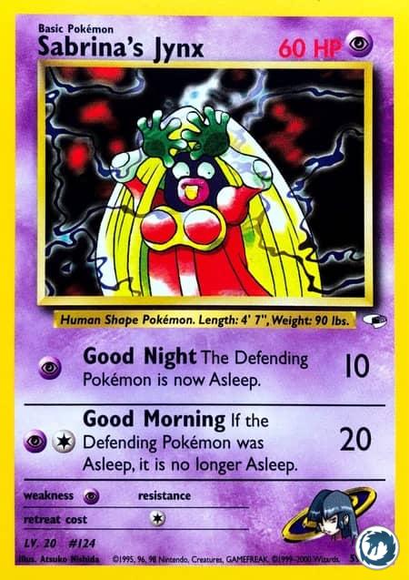 Lippoutou De Morgane (59/132) - Sabrina's Jynx (59/132) - Gym Heroes - Carte Pokémon