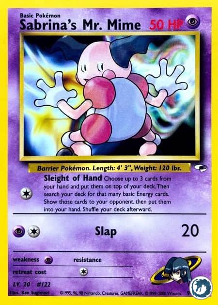 M. Mime De Morgane (94/132) - Sabrina's Mr. Mime (94/132) - Gym Heroes - Carte Pokémon