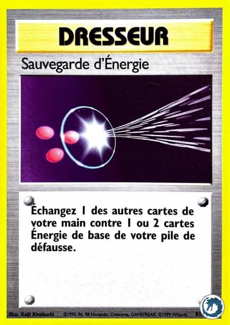Sauvegarde d'Energie (81/102) - Energy Retrieval (81/102) - Set de base - Carte Pokémon