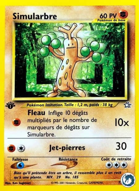 Simularbre (77/111) - Sudowoodo (77/111) - Néo Genesis - Carte Pokémon