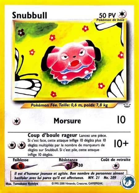 Snubbull (55/64) - Snubbull (55/64) - Néo Révélation - Carte Pokémon