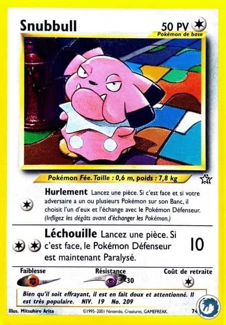 Snubbull (74/111) - Snubbull (74/111) - Néo Genesis - Carte Pokémon