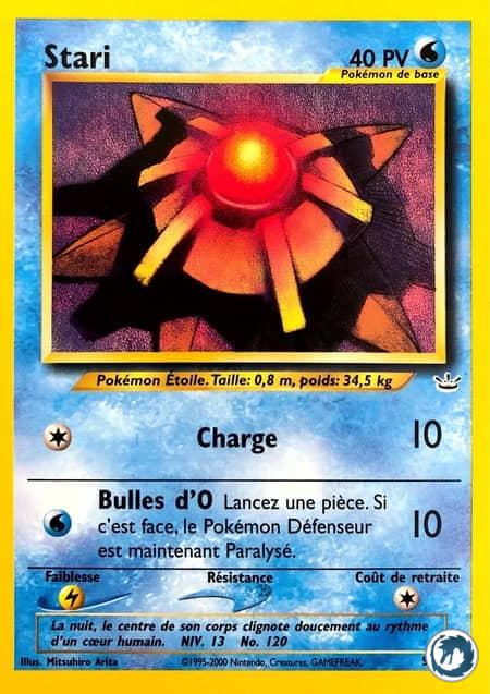 Stari (56/64) - Staryu (56/64) - Néo Révélation - Carte Pokémon