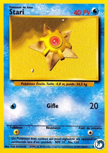 Stari (65/102) - Staryu (65/102) - Set de base - Carte Pokémon