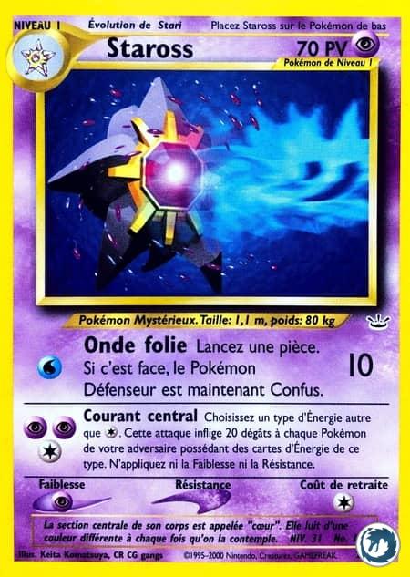 Staross (25/64) - Starmie (25/64) - Néo Révélation - Carte Pokémon