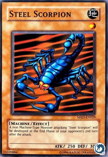 Scorpion D'acier (MRD-F029) - Steel Scorpion (MRD-EN029) - Carte Yu-Gi-Oh