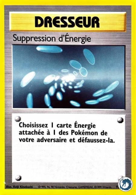 Suppression d'Energie (92/102) - Energy Removal (92/102) - Set de base - Carte Pokémon
