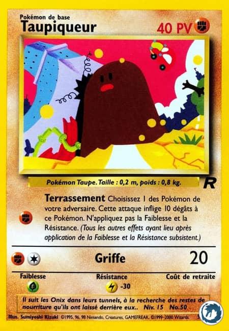 Taupiqueur (52/82) - Diglett (52/82) - Team Rocket - Carte Pokémon