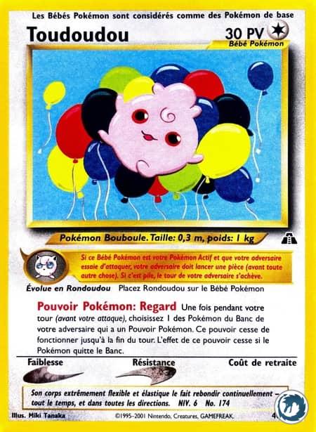 Toudoudou (40/75) - Igglybuff (40/75) - Neo Discovery - Carte Pokémon