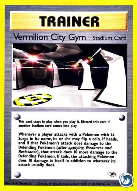 Arène de Carmin sur Mer (120/132) - Vermilion City Gym (120/132) - Gym Heroes - Carte Pokémon