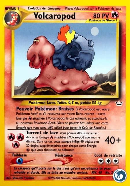 Volcaropod (33/64) - Magcargo (33/64) - Néo Révélation - Carte Pokémon