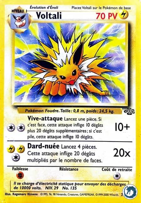 Voltali (20/64) - Jolteon (20/64) - Jungle - Carte Pokémon