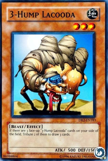 Lacooda Tri-Bosse (DR2-FR183) - 3-Hump Lacooda (DR2-EN183) - Carte Yu-Gi-Oh