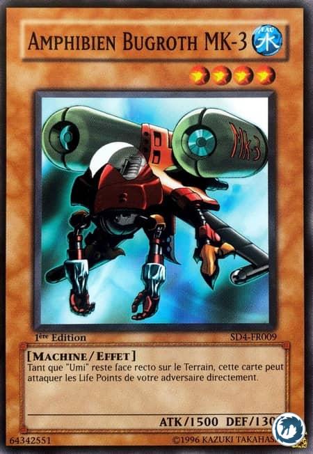 Amphibien Bugroth MK-3 (SD4-FR009) - Amphibious Bugroth Mk-3 (SD4-EN009) - Carte Yu-Gi-Oh