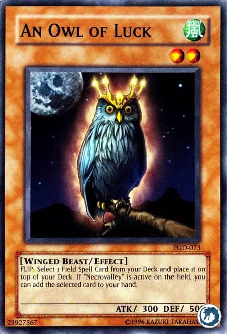 Un Hibou De Chance (DR1-FR021) - An Owl Of Luck (PGD-073) - Carte Yu-Gi-Oh