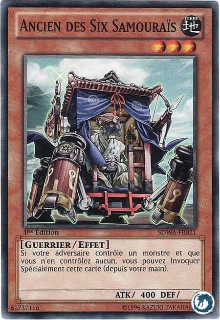 Ancien Des Six Samouraïs (SDWA-FR021) - Elder of the Six Samurai (SDWA-EN021) - Carte Yu-Gi-Oh