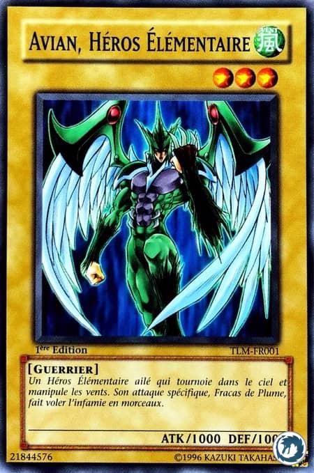 Avian, Héros Elémentaire (TLM-FR001) - Elemental Hero Avian (TLM-EN001) - Carte Yu-Gi-Oh