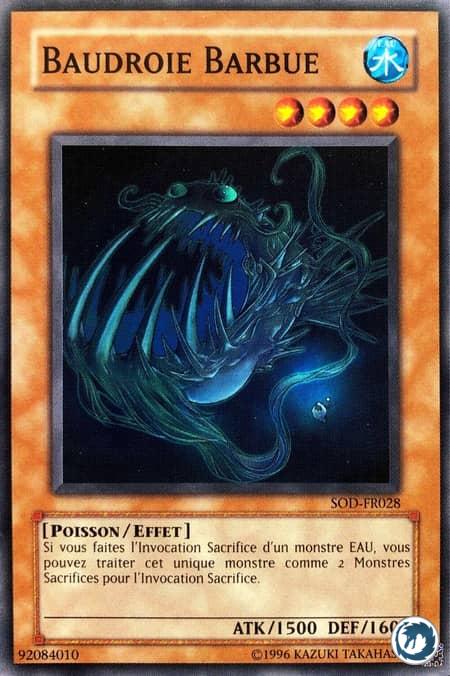 Baudroie Barbue (SOD-FR028) - Unshaven Angler (SOD-EN028) - Carte Yu-Gi-Oh
