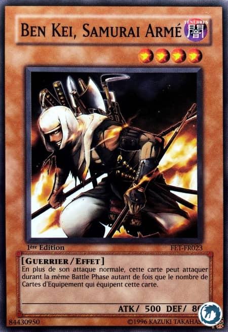Ben Kei, Samourai Armé (FET-FR023) - Armed Samurai - Ben Kei (FET-EN023) - Carte Yu-Gi-Oh
