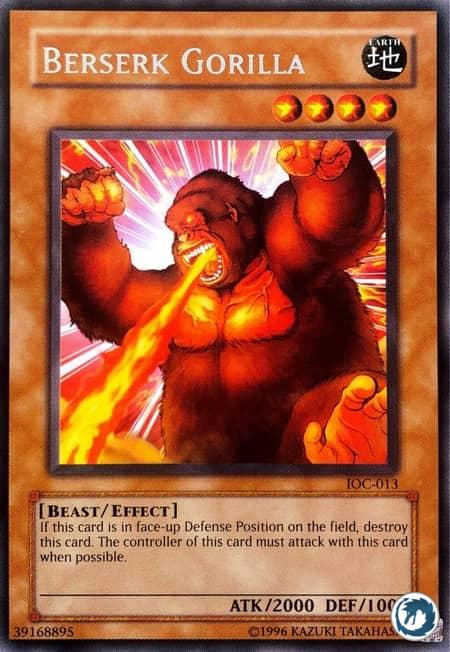 Gorille Enragé (IOC-FR013) - Berserk Gorilla (IOC-013) - Carte Yu-Gi-Oh