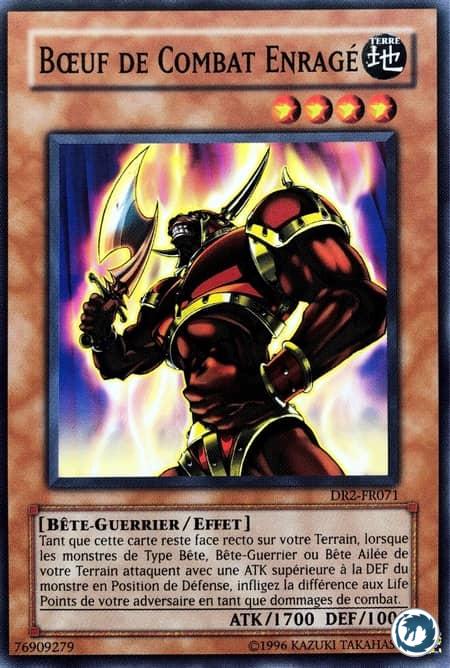 Boeuf De Combat Enragé (DR2-FR071) - Enraged Battle Ox (DR2-EN071) - Carte Yu-Gi-Oh