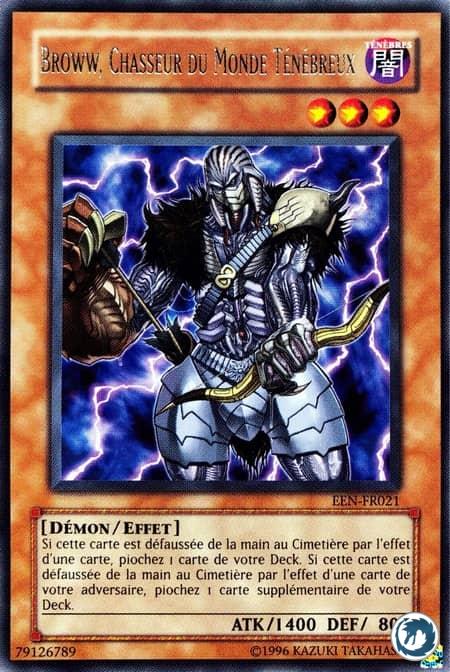 Broww, Chasseur Du Monde Ténébreux (EEN-FR021) - Broww, Huntsman of Dark World (EEN-EN021) - Carte Yu-Gi-Oh