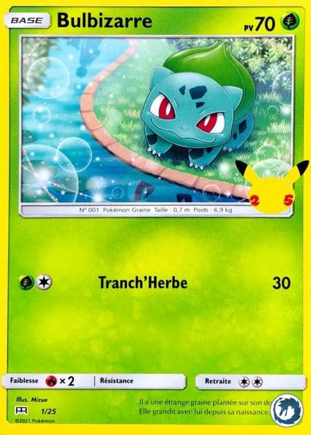 Bulbizarre (1/25) - Bulbasaur (1/25) - McDonald's Collection - Carte Pokémon