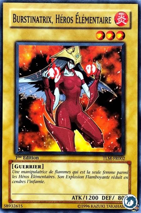 Burstinatrix, Héros Elémentaire (TLM-FR002) - Elemental Hero Burstinatrix (TLM-EN002) - Carte Yu-Gi-Oh