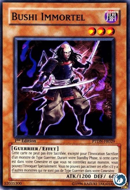 Bushi Immortel (PTDN-FR029) - The Immortal Bushi (PTDN-EN029) - Carte Yu-Gi-Oh