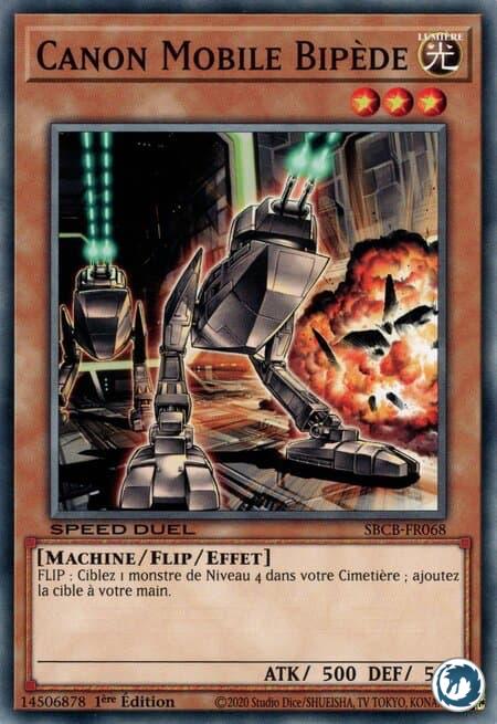 Canon Mobile Bipède (SBCB-FR068) - Ducker Mobile Cannon (SBCB-EN068) - Carte Yu-Gi-Oh
