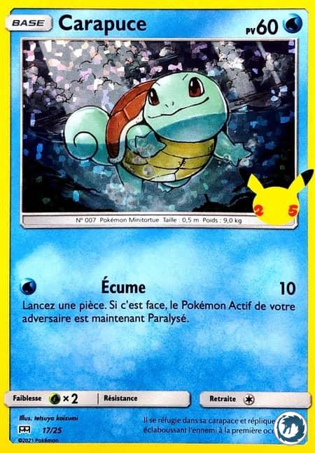 Carapuce (17/25) - Squirtle (17/25) - McDonald's Collection - Carte Pokémon