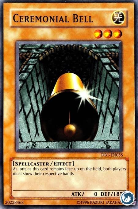 Cloche de Cérémonie (MDM-F092) - Ceremonial Bell (DB1-EN055) - Carte Yu-Gi-Oh