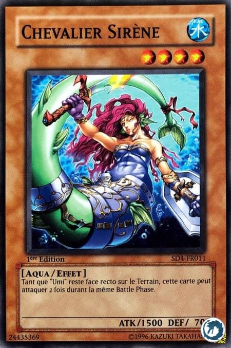 Chevalier Sirène (SD4-FR011) - Mermaid Knight (SD4-EN011) - Carte Yu-Gi-Oh